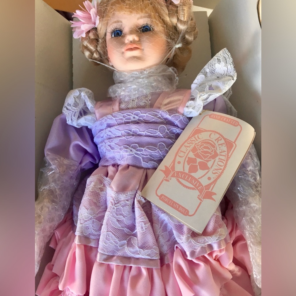 Carrie-Ann Classic Creations Porcelain Doll